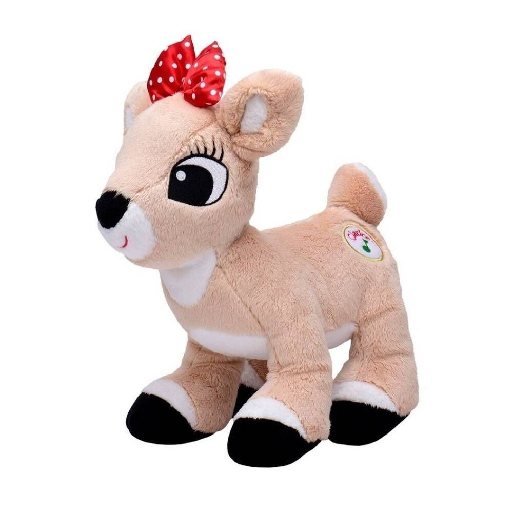 Rudolph The Red-Nosed Reindeer - Clarice 10 Inch Musical Light-Up Stuffed Plush